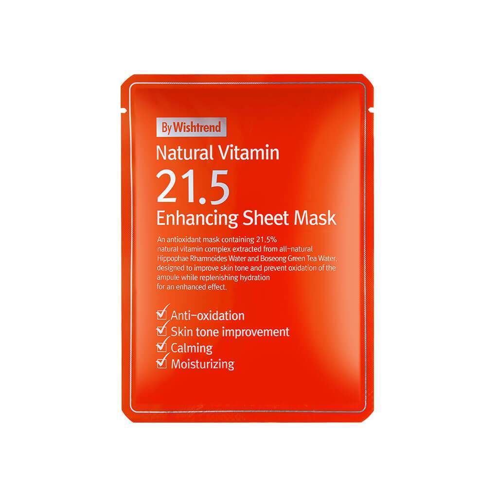 [By Wishtrend] Natural Vitamin 21.5 Enhancing Sheet Mask