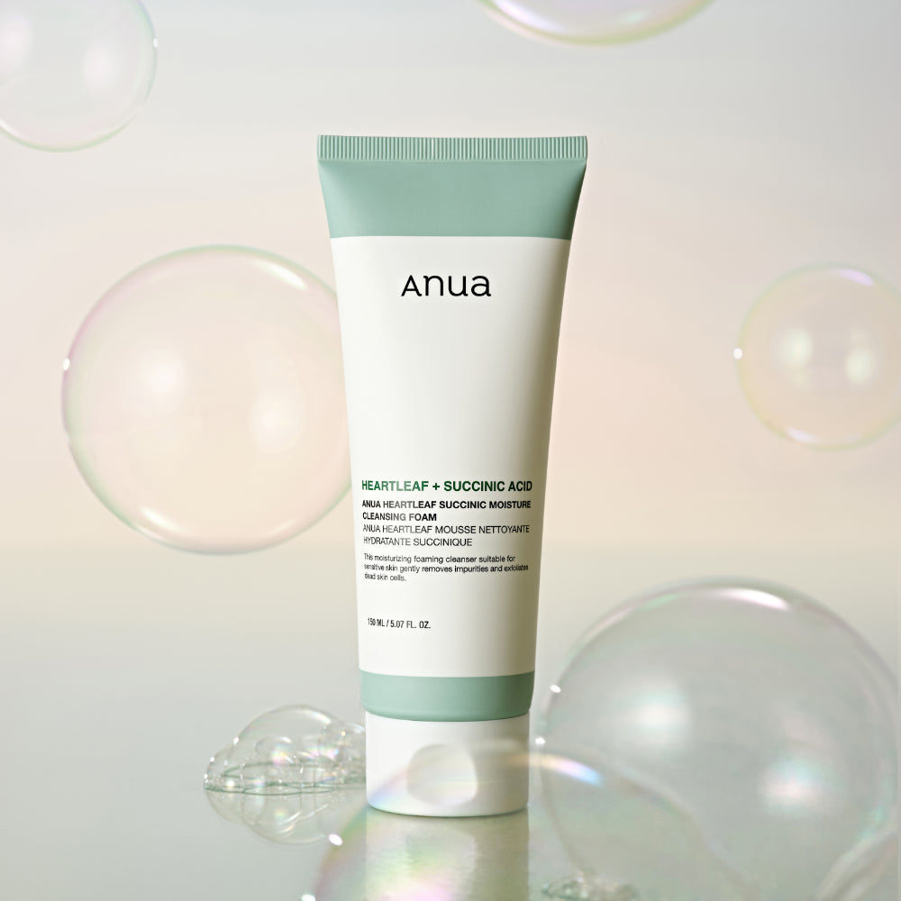 Anua Heartleaf Succinic Moisture Cleansing Foam 150ml