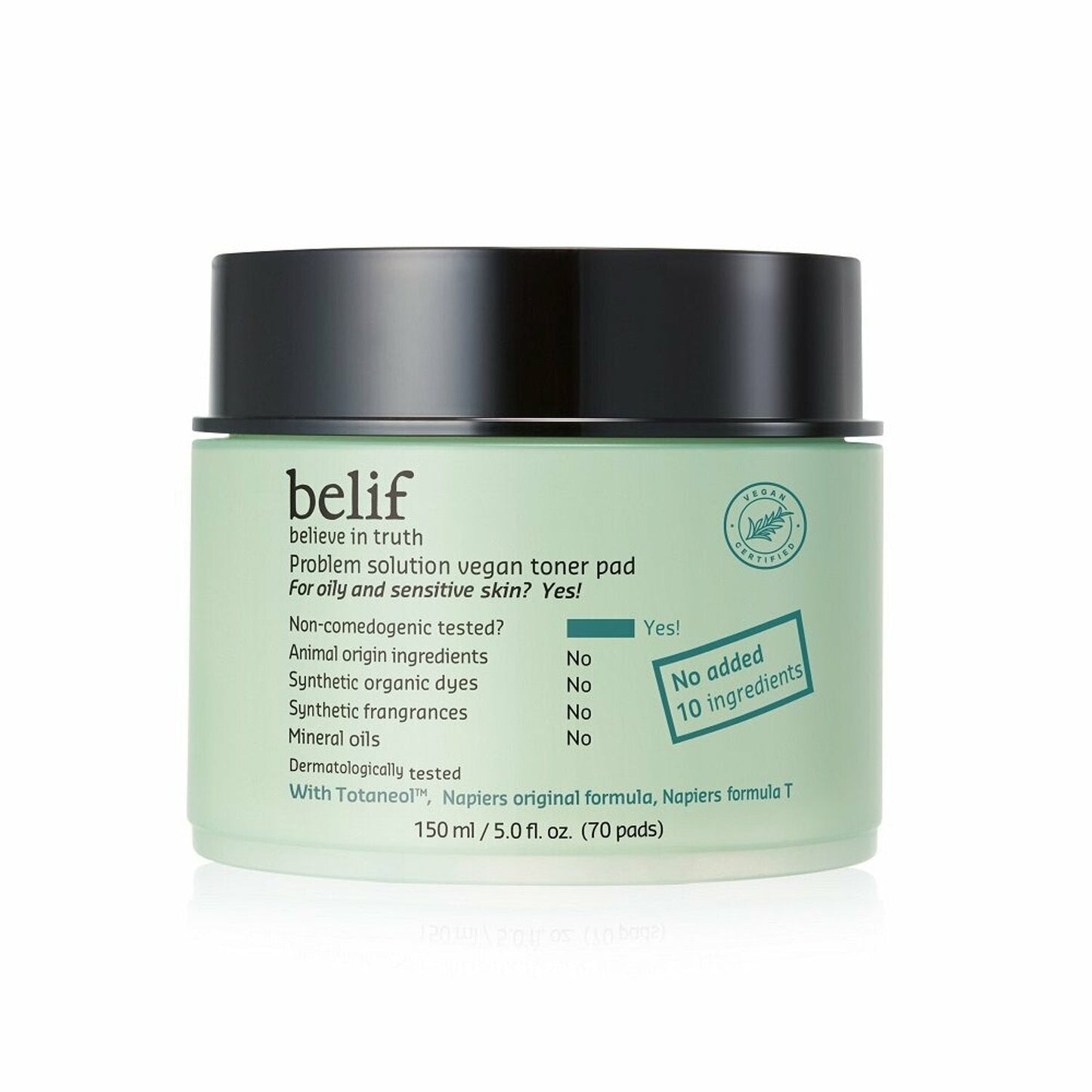 belif Problem Solution Vegan Toner Pad 150ml